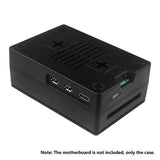 ABS Case Plastic Shell With Coog Fan + 3.5 Inch MHS Display Screen For Raspberry Pi 5 5B