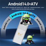 Android 14 TV98 ATV X6 Stick Support 8K Video BT5.0 WiFi 6 2GB 8GB Allwinner H313 Quad Core Voice Remote Smart TV Box