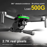S155 Drone 360° obstacle avoidance 6000M Transmission GPS positioning Three-Axis Anti Shake Gimbal Aerial Vehicle Control Toy