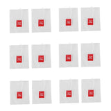 6000Pcs 5.5 X 7Cm Pyramid Filter Nylon Single String Label Transparent Empty Tea Bag
