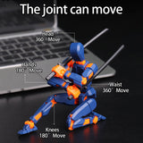 12PCS 3D Printed 13-joint Movable Lucky Third Generation DIY Assembled Human Doll Adult Stress Relief Toy Birthday Gift