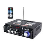 600W Bluetooth Stereo Audio Amplifier - For Car and Home HiFi Music with SD, USB, FM - 12V/220V.
