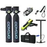 0.5L Mini Scuba Tank Dive Diving Equipment Underwater Breath Device Cyder Oxygen 5-10 Minutes E Set