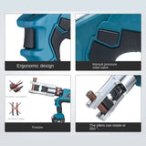 250Knelectric Hydraulic Pliers Rechargeable Ez-630 Lithium Battery Portable Crimping Cable Copper Nose Terminal Crimping Pliers