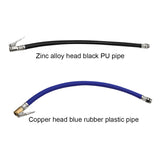 Iatable Extension Portable Tire Pump Rubber Hose Tyre Iator Chuck Tube Car Automobile for Vehicle Motorcycle