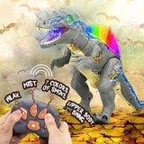 Remote Control Dinosaur Toys For Kids，Light Up And Realistic Roaring Sound