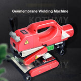 Hot Wedge Welder Geomembrane PVC HDPE Sheet Plastic Pond Liner Welding hine