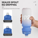 710ML Bottles Outdoor Sport Camping Drink Gradient Cup Holder Portable Mountain Bicycle Water Bottle Cycg Equipment