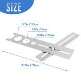 New Adjustable Locator To Wall Marking Position Ruler Ceramic Hole Cutter Tile Drill Marble Opener Construction Tool
