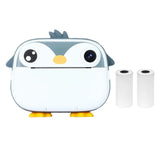 Kids Instant Printer 2.4 Inch Screen Dual Camera Timer Shooting 1080P Video Recording Thermal Inkless Printing