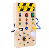 Toddler Busy Board Toys With Light Switch Toy For Activity,Christmas & Birthday Gift