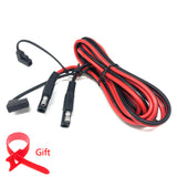 Battery Charging Cables TO Quick Disconnect SAE Extension Cable Dust Cap 200CM 14AWG for Camp Trailer Solar Panels