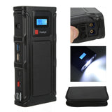 Car Jump Starter Dual USB Ports 100‑240V Extended Clamp Cables Battery Booster 13200mAh for Boats for Motorcycles for 12V Cars