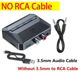 NFC Bluetooth 5.3 Audio Receiver 3.5mm AUX RCA USB U-Disk/TF HIFI Stereo Music Wireless 5.0 Adapter With Mic For Car Kit Speaker