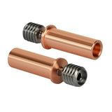 2PCS 3D Printer Extruder Copper Titanium Alloy Throat Tube for Kobra 2/Kobra Neo/Kobra Pro/Kobra Plus/Kobra 2 Max