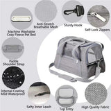 Carrier Soft Side Backpack Cat Carriers Dog Travel Bags Transport For Small Dogs Cats Pet Carring Bag