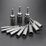 5.5Mm-19Mm Hex Socket Sleeve Nozzles Nut Driver Set Screwdriver Handle Tools Power Drills Impact Drivers