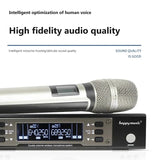 EW135G4 SKM9100 Stage Performance Home KTV High Quality UHF Professional Dual Wireless Microphone System Dynamic Long Distance