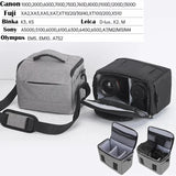 DSLR Handbags Nylon Shoulder Camera Case Portable Photographer for Sony Nikon Canon Equipment Crossbody Bag