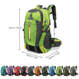 40L Water Resistant Backpack Camping Hiking Laptop Daypack Trekking Climbing Back for Outdoor Bags Travel Supplies