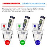 5 in 1 Professional Multi-parameter Combo Testing Meter PH/EC/TDS/Saity/Thermometer Digital Multi-Function Tester Water