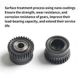 All Metal EXtruder Nano-coated High Hardness Filament Drive Gear Compatible with Creality K1/K1MAX/K1C 3d Printers