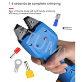 Electric Pre-insulated Tube Type Bare Terminal Portable Tool Rechargeable Crimping