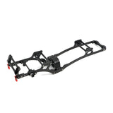 LCG Carbon Fiber Chassis Kit Frame Rail Skid Plate Gearbox Bumper Set For SCX10 1/10 RC Crawler Car DIY Upgrades Replacement