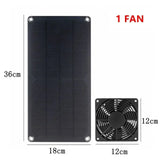 30W 12V Solar Exhaust Fan Air Extractor 12cm Mini Ventilator Solars Panels Powered Fans for Dog Chicken House Greenhouse RV