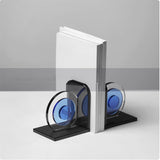 Blue Eye Crystal Bookends Modern Minimalist Library Book Stopper Desk Creative Ornament Study Tv Cabinet Living