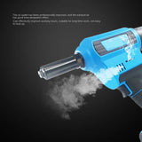 250 Electric Rivet Gun Power Riveting Tool Automatic Blind Riveter Nut Gun 1/4" Capacity Steel Aluminum Rivet Charger Battery