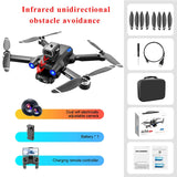 S136 Max Drone 4K HD Dual Camera GPS Obstacle Avoidance Foldable Quadcopter Brushless Helicopter Professional Photography Dron