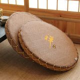 Naural Japanese-style tatami futon seat cushion round tea ceremony Zen floor Bay window mat