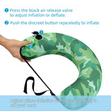Belt Iatable Ring Portable Swim Trainer Pool Float Travel Neck Pillow for Kids Adults