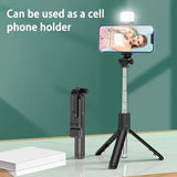 Selfie Stick with Light Portable Phone Tripod for iPhone 15 Pro Max/15/14 Pro/14/13/12/11 Samsung S22 S21 S20 Android