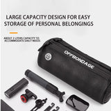 OFFBONDAGE Bicycle Front Tube Waterproof Large Capacity Handlebar Portable Multifunctional Shoulder Bike Bag