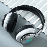 Flashing LED Wireless 5.0 Headphones Bluetooth Gaming Earbuds with Mic TF Slot Kid Girl Stereo Music Headset Phone Earphones