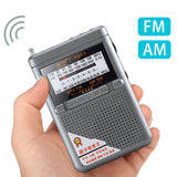 Mini AM /FM /SW Radio Portable Speaker MP3 Music Player With Headphone Jack Support USB TF Card Play Pocket Radios