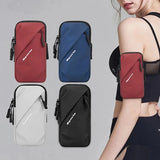 Phone Holder Jogging Bags for iPhone Samsung Universal Waterproof PU Sports Armband Phones Arm Bag Running Accessory
