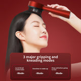 3 Modes Electric Vibration Comb Red Light Therapy Hair Growth Massage Scalp Brush Oil Liquid Applicator Head Massager