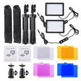 Andoer 10W 5600K LED Kit for YouTube Video Studio Product Portrait Photography with Ballhead Adapter Tripod Light Stands