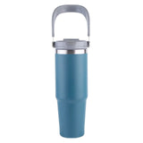 30oz Double-Layer with Handle Portable Water Cup Stainless Steel Vacuum Thermal Insulated Mug for Women Men