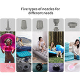 Electric Pump Portable Wireless Compressor Iator/Deflator Pumps For Iatable Cushions Air Beds Boat Swimming Ring