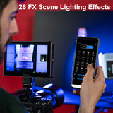 VILTROX 15C RGB Fill Photography LED Video On-camera Light Panel 15W 2800K-6800K APP Remote Control Cold Shoe