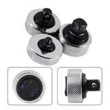 3 Pcs Mini Wrench Whole Steel Palm Socket Finger Reversible Ratchet Handle 1/4“ 3/8” 1/2” Drive