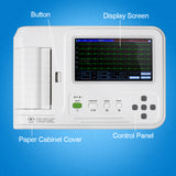 Portable ECG EKG Machine Digital 6-channel Electrocardiograph with Software