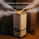 16L Air Filled Humidifier with Tube 200 sq M Supplies Decorative US Adapter Mist Diffuser for Home Greenhouse Yoga
