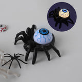 12PCS Halloween Scary Light-up Spiders Decorations Personalized Led Eyeball Light Battery Powered Indoor Outdoor Decoration