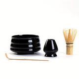 1 Set Japanese Matcha Tea Set, Matcha Ceremony Accessory - Matcha Whisk, Ceramic Bowl And Whisk Holder, Traditional Scoop