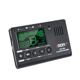 Aroma AMT-560 Electric Tuner & Metronome Built-in Mic with Pickup Cable 6.3mm for Guitar Chromatic Bass Violin Ukulele